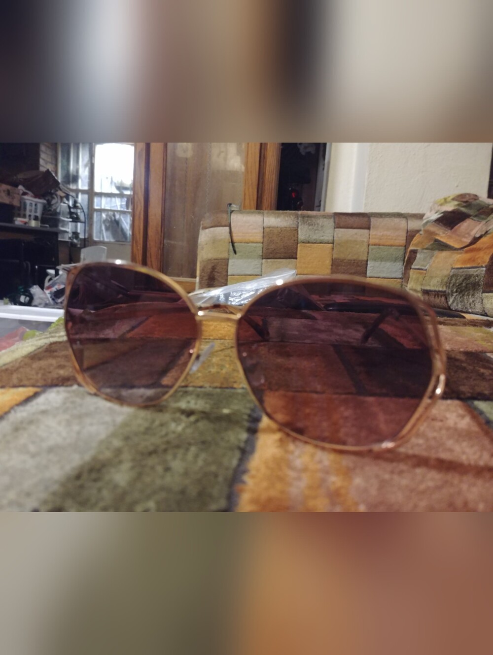 Foster Grant Oversized Round Sunglasses